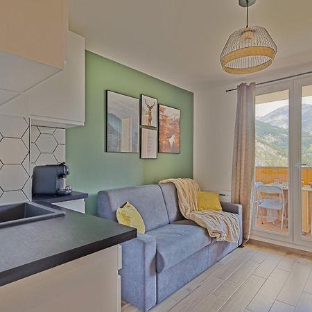Studio De Charme Avec Vue Sur Le Val D'Allos, Parking Et Wifi Gratuit Luaran gambar