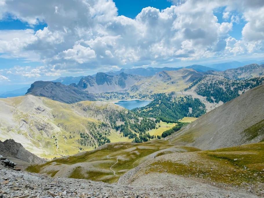 Studio De Charme Avec Vue Sur Le Val D'Allos, Parking Et Wifi Gratuit Luaran gambar