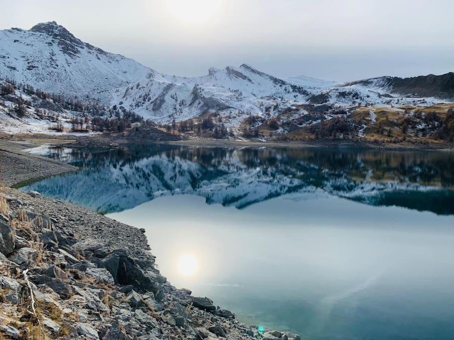 Studio De Charme Avec Vue Sur Le Val D'Allos, Parking Et Wifi Gratuit Luaran gambar